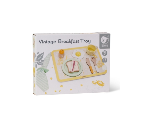CLASSIC WORLD Wooden Breakfast Set 13 pcs.