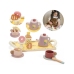 CLASSIC WORLD Drewniany Zestaw do Herbaty i Deserów 14 el.