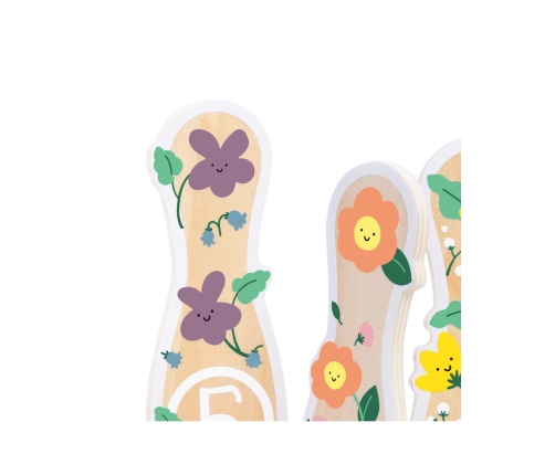 CLASSIC WORLD Wooden Bowling Game for Children 6 pcs + Ball