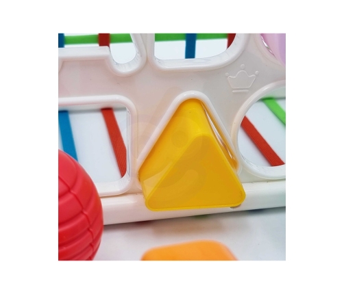 WOOPIE BABY Elastyczna Kostka Sensoryczna Sorter dla Dzieci Kolorowe Kształty Alfabet 15 el.