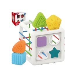 WOOPIE BABY Elastyczna Kostka Sensoryczna Sorter dla Dzieci Kolorowe Kształty 11 el. WOOPIE BABY Elastyczna Kostka Sensoryczna Sorter dla Dzieci Kolorowe Kształty 11 el.