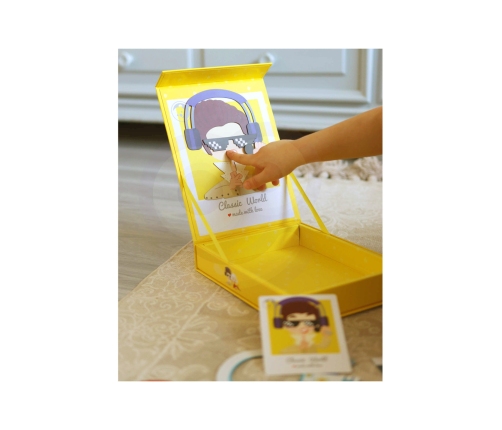 CLASSIC WORLD Układanka Magnetyczna Moda Zdjęcia Chłopcy 32 el.