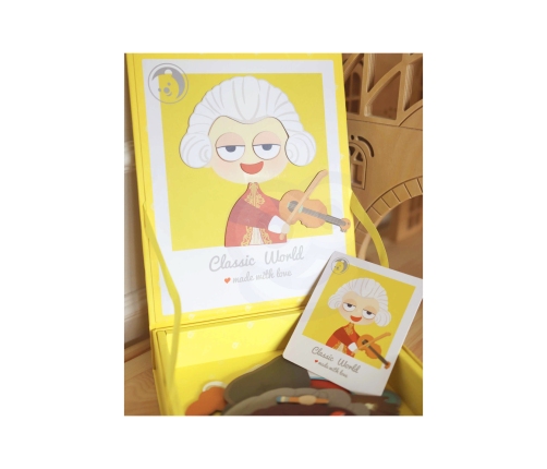 CLASSIC WORLD Układanka Magnetyczna Moda Zdjęcia Chłopcy 32 el.