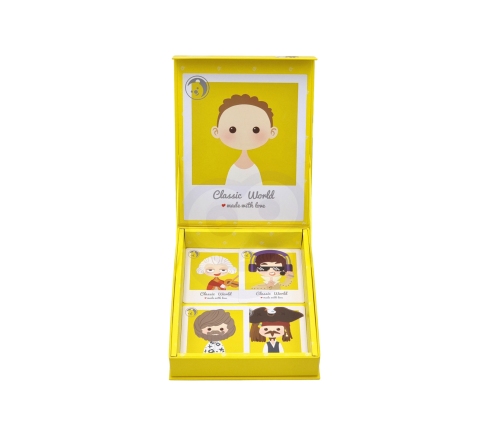 CLASSIC WORLD Układanka Magnetyczna Moda Zdjęcia Chłopcy 32 el.