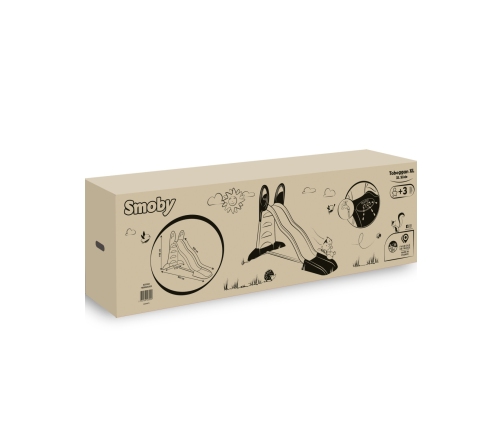 SMOBY Zjeżdżalnia Ogrodowa Ślizg Wodny 230 cm Dla Dzieci