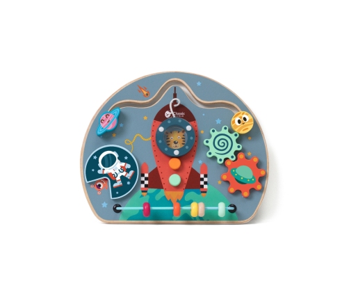 CLASSSIC WORLD Tablica Manipulacyjna Wielofunkcyjna 6w1 Rakieta