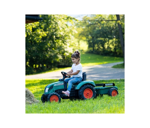 Трактор с педалями с прицепом FALK Landini Green