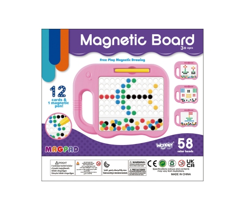 WOOPIE Tablica Magnetyczna dla Dzieci Montessori MagPad Słonik