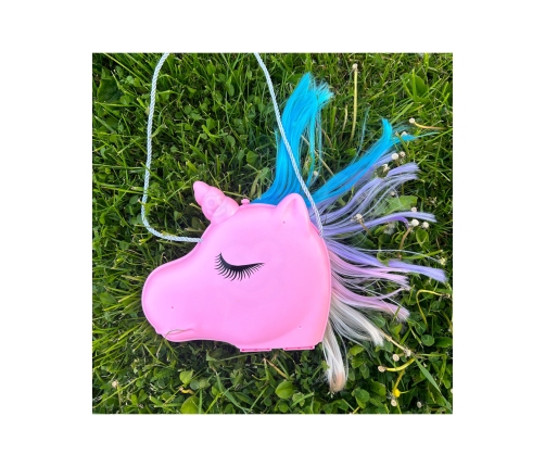 WOOPIE Toaletka dla Dziewczynki 2w1 Salon Piękności w Torebce Jednorożec