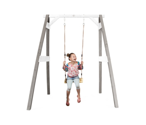 AXI Drewniana Huśtawka z Siedziskiem Szary Plac Zabaw