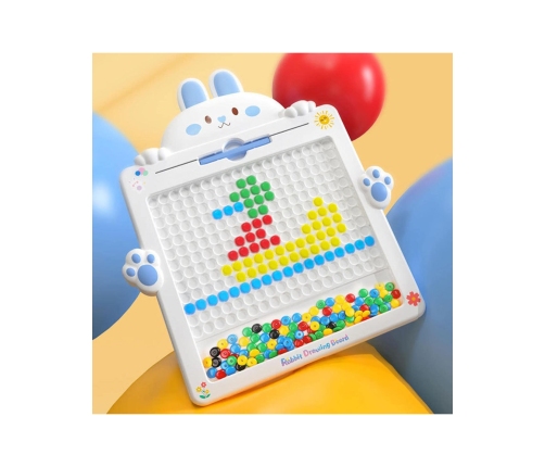 WOOPIE Tablica Magnetyczna dla Dzieci Montessori MagPad Królik