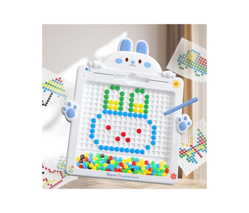 WOOPIE Tablica Magnetyczna dla Dzieci Montessori MagPad Królik