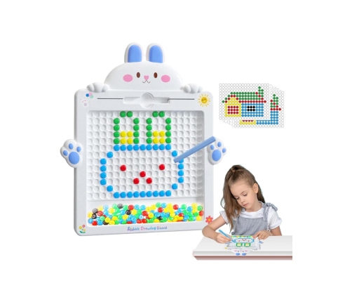 WOOPIE Tablica Magnetyczna dla Dzieci Montessori MagPad Królik