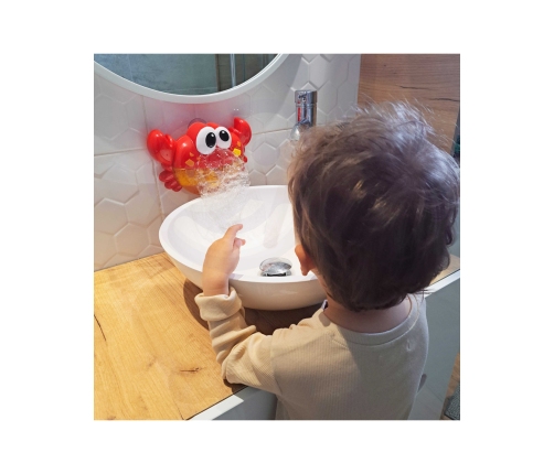 WOOPIE BABY Zabawka do Kąpieli Krab do Robienia Piany z Melodią