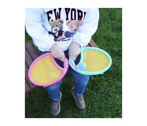 WOOPIE Gra Zręcznościowa CATCH BALL 2 Paletki + 2 Piłki