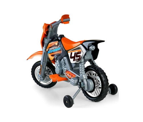 Bērnu elektro motocikls FEBER Cross Yellow