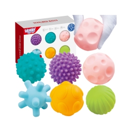 WOOPIE BABY Klocki Sensoryczne do Ściskania 6 el.