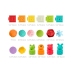 WOOPIE BABY Sensory Puzzles Squeeze Puzzle Sound Learning to Count 20 el.