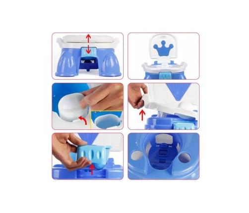 WOOPIE BABY Pierwszy Nocnik dla Dziecka z Muzyką 3w1 Krzesełko Stopień