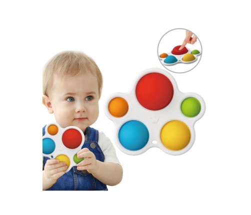 WOOPIE BABY Zabawka Sensoryczna Gryzak Antystresowy  POP IT Montessori