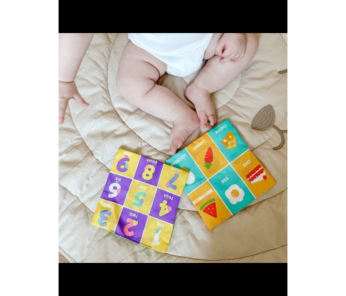 WOOPIE BABY Zabawka Edukacyjna Sensoryczna Pani Metka Pudełeczko Chusteczek