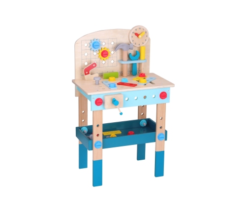 TOOKY TOY Drewniany Stół Do Majsterkowania Warsztat