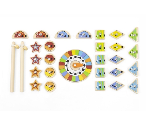 VIGA Gra Zestaw Magnetyczny Do Łowienia Rybek