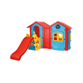 WOOPIE Plac Zabaw Domek ze Zjeżdżalnią 123 cm WOOPIE Plac Zabaw Domek ze Zjeżdżalnią 123 cm