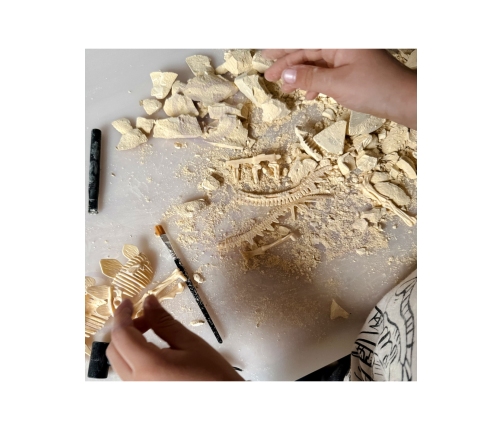 WOOPIE Zabawka Kreatywna Dinozaur Szkielet Wykopalisko Archeologiczne