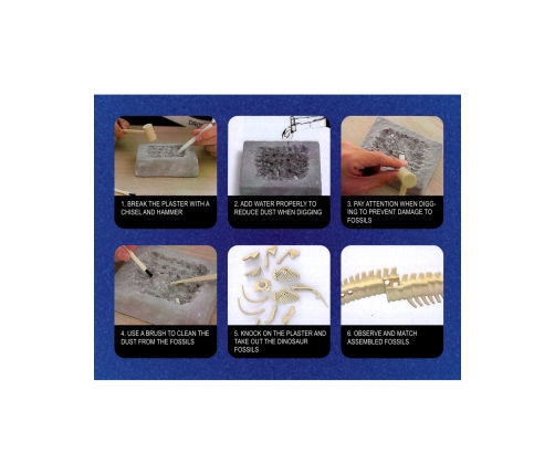 WOOPIE Zabawka Kreatywna Dinozaur Szkielet Wykopalisko Archeologiczne