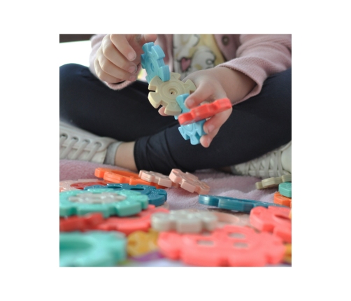 WOOPIE Klocki Konstrukcyjne Wafle Jeżyki 52 el.