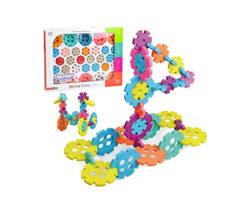 WOOPIE Klocki Konstrukcyjne Wafle Jeżyki 120 el.