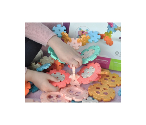 WOOPIE Klocki Konstrukcyjne Wafle Jeżyki 120 el.