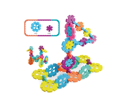 WOOPIE Klocki Konstrukcyjne Wafle Jeżyki 120 el.