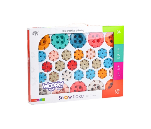 WOOPIE Klocki Konstrukcyjne Wafle Jeżyki 120 el.