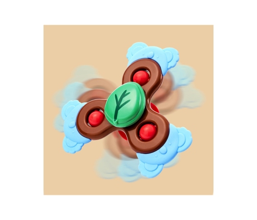 WOOPIE BABY Spiner Zabawka Sensoryczna Edukacyjna 3w1 Kolorowe