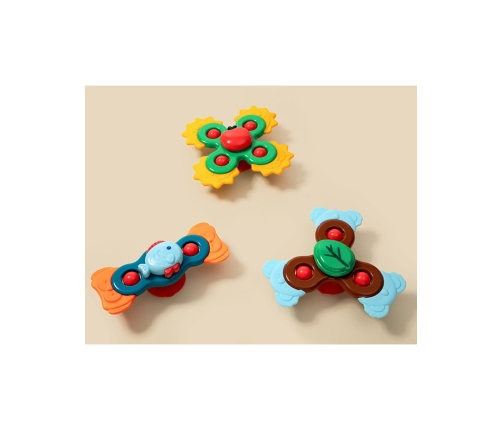 WOOPIE BABY Spiner Zabawka Sensoryczna Edukacyjna 3w1 Kolorowe