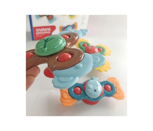 WOOPIE BABY Spiner Zabawka Sensoryczna Edukacyjna 3w1 Kolorowe