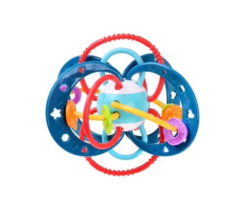 WOOPIE BABY Zabawka Sensoryczna 2w1 Gryzak Grzechotka Montessori