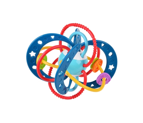 WOOPIE BABY Zabawka Sensoryczna 2w1 Gryzak Grzechotka Montessori