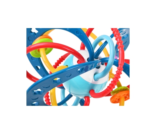 WOOPIE BABY Zabawka Sensoryczna 2w1 Gryzak Grzechotka Montessori