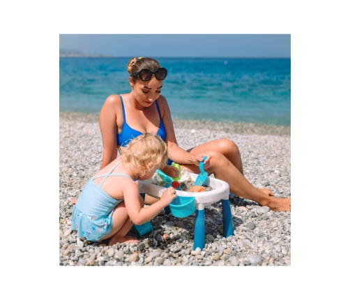 WOOPIE Stolik Wodny 2w1 Piaskownica 7 el.