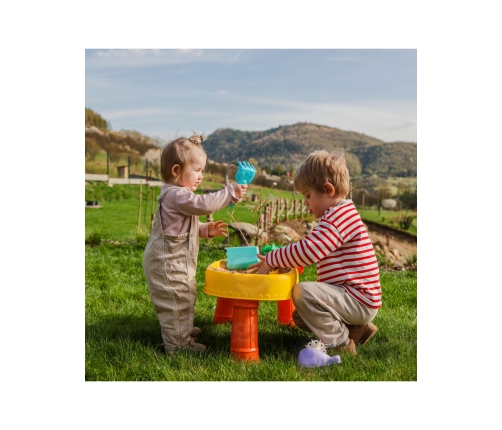 WOOPIE Attīstošs galds ar smilškasti 2in1