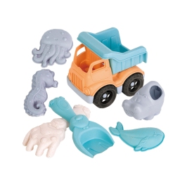 WOOPIE Zestaw do Piasku z Samochodzikiem 7 el. BIODEGRADOWALNY ORGANICZNY MATERIAŁ