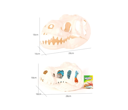 WOOPIE Zestaw do Piasku Dinozaury Wykopalisko 9 el.