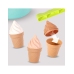 WOOPIE Zestaw do Piasku FUN ICE CREAM Lody 2w1 Fabryka Śnieżek 15 el.
