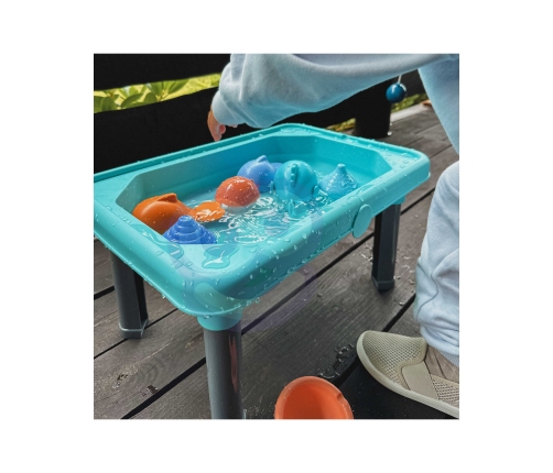 WOOPIE Stolik Wodny 3w1 Piaskownica Gra Łowienie Rybek 6 el.