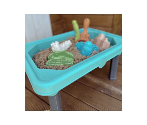 WOOPIE Stolik Wodny 3w1 Piaskownica Gra Łowienie Rybek 6 el.