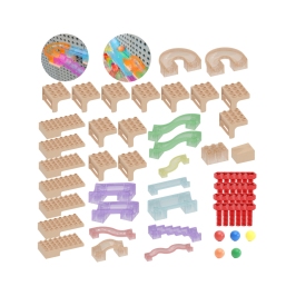 MASTERKIDZ Zestaw Konstrukcyjny Tor dla Piłek do Tablica STEM 63 el. MASTERKIDZ Zestaw Konstrukcyjny Tor dla Piłek do Tablica STEM 63 el.