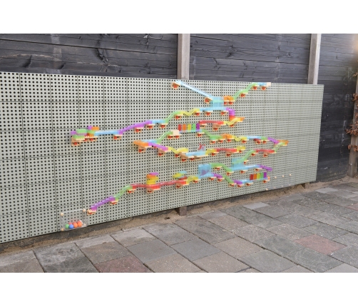 MASTERKIDZ Zestaw Konstrukcyjny Tor dla Piłek do Tablica STEM 63 el.